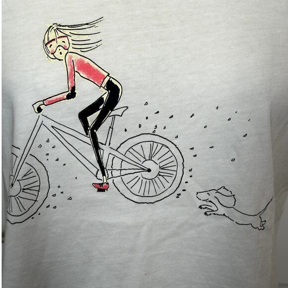 Bogner Fire + Ice Debra White Short Sleeve Graphic T-Shirt Women's Size L NWT - Picture 5 of 7